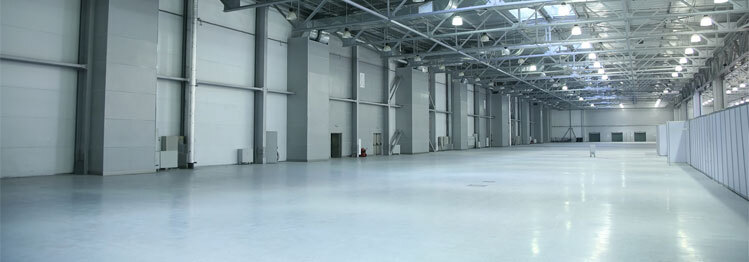 Industrial Epoxy Flooring This image shows an industrial plant that has an epoxy floor.